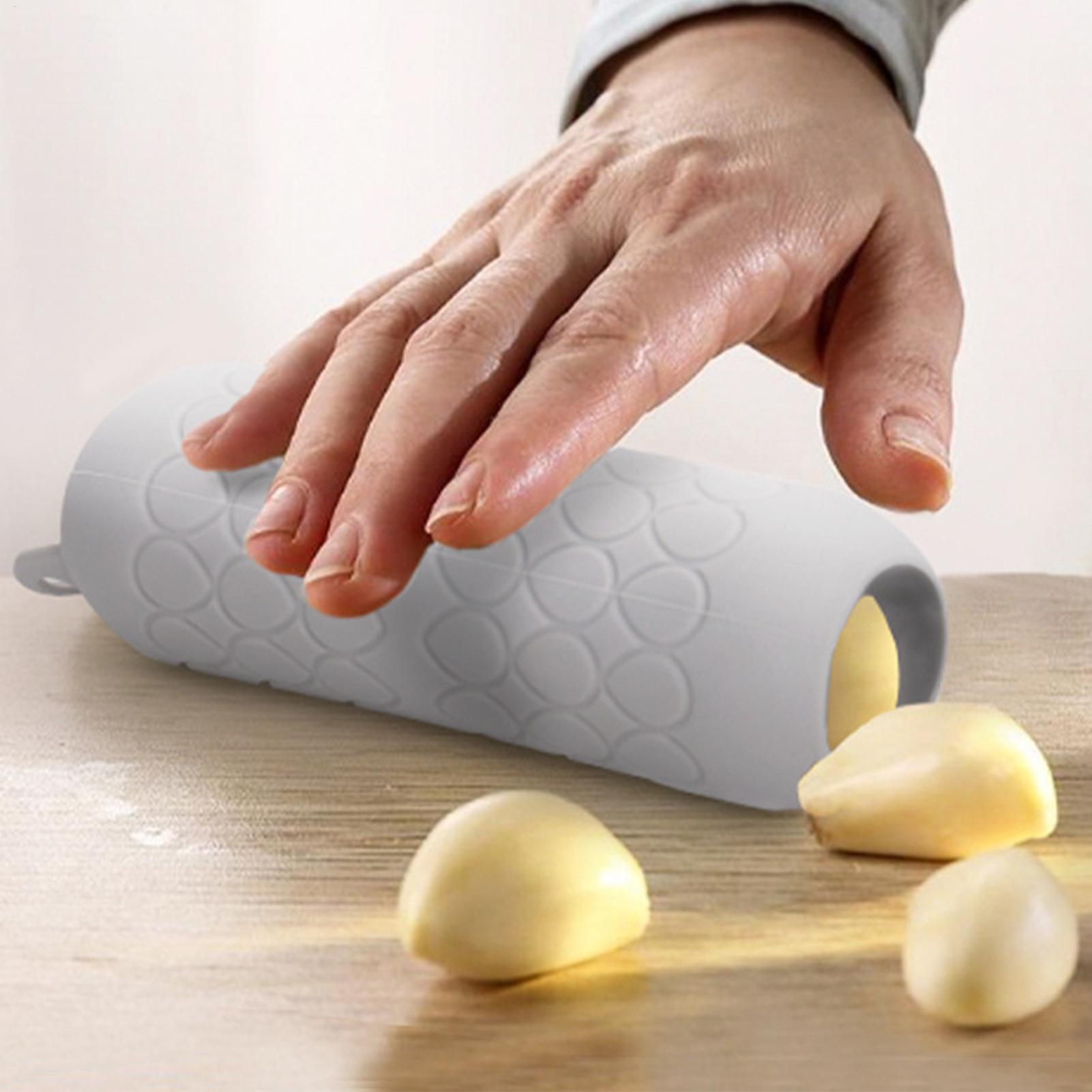 Meal Prep Quick And Easy - Knoblauchschäler, Hautentferner, Schnell-Peeling-Knoblauchstreifer, Küchenhelfer, einfache Rollröhre