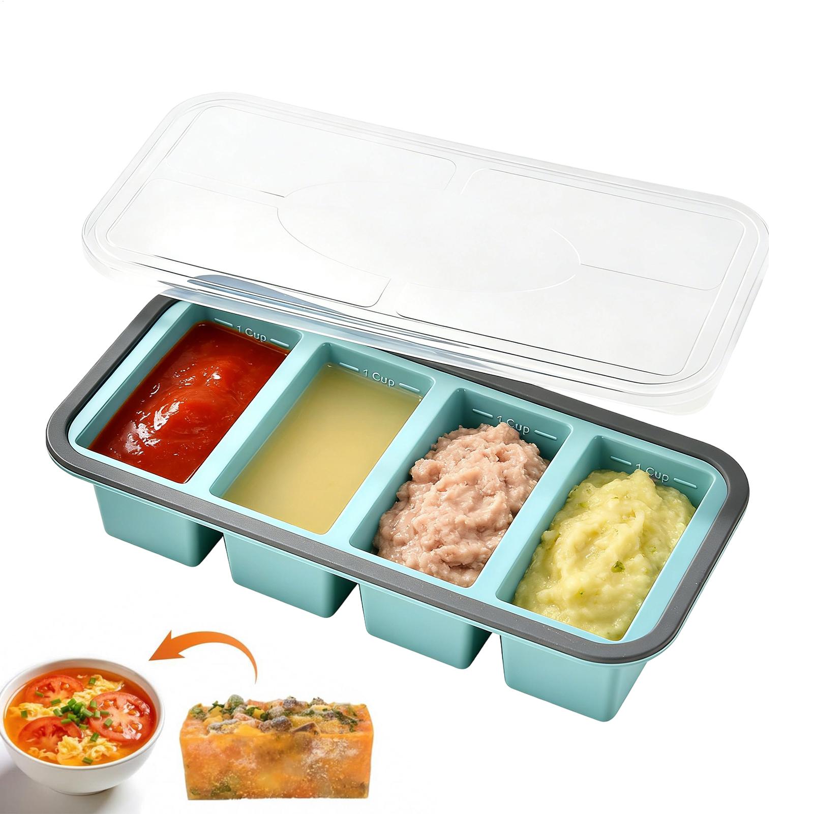 Silikon-Gefrierfachform mit De – Meal Prep Oatmeal Bewertung und Preis