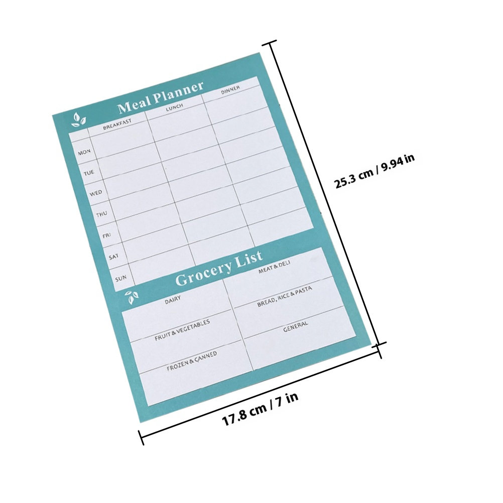 2 Stücke Notizbuch zur Ernähru – Meal Prep Grocery List Bewertung und Preis