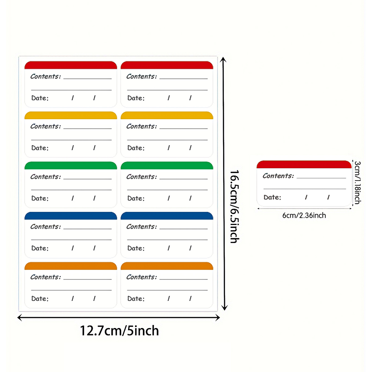 100 Stück Gefrierfach-Etikette – Meal Prep Dinners Bewertung und Preis