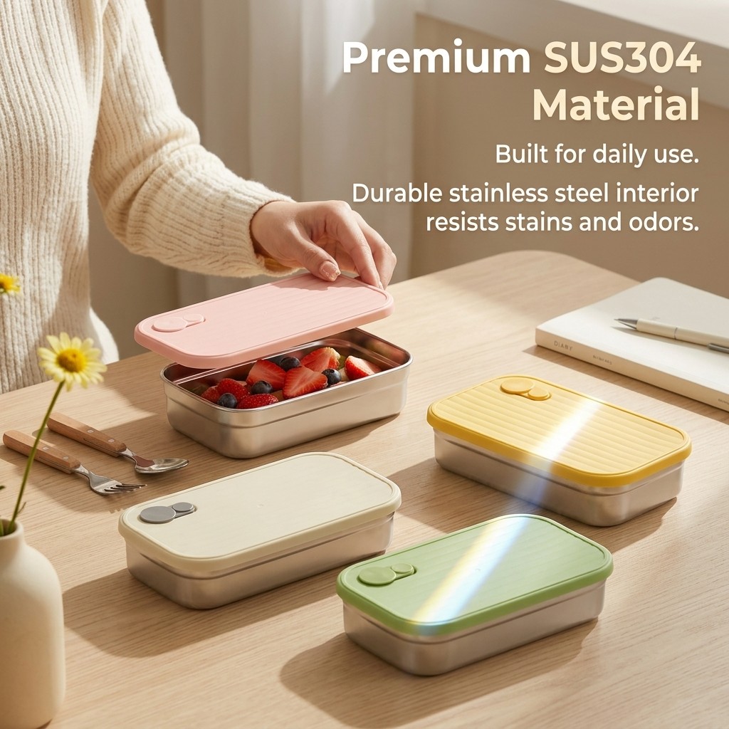 Edelstahl Bento-Box Metall-Lun – Meal Prep Dinners Bewertung und Preis