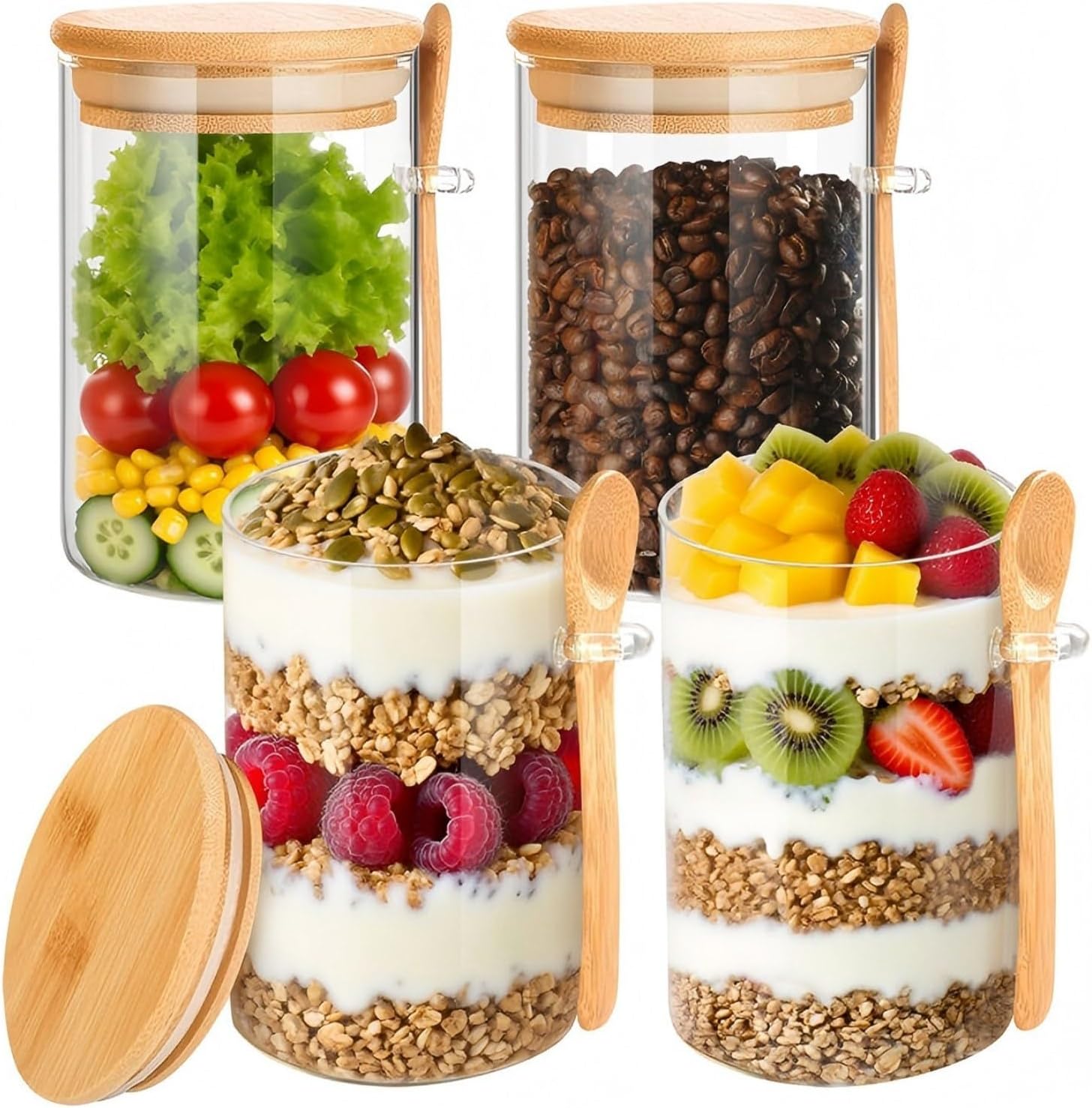 Tyrixma Overnight-Oats-Behälte – Meal Prep Oatmeal Bewertung und Preis