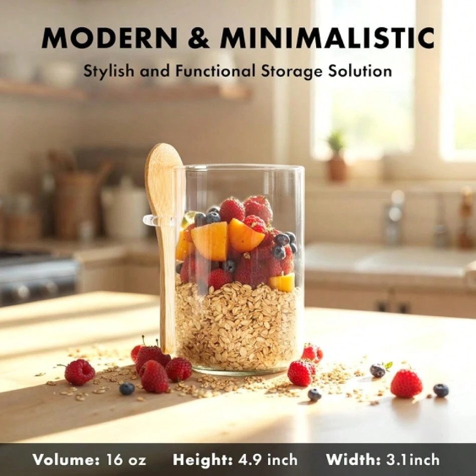 Tyrixma Overnight-Oats-Behälte – Meal Prep Oatmeal Bewertung und Preis