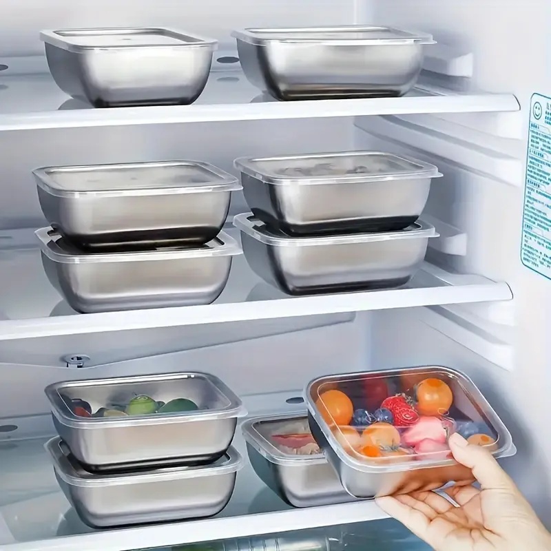 5-teiliges Edelstahl-Lebensmit – Meal Prep Dinners Bewertung und Preis