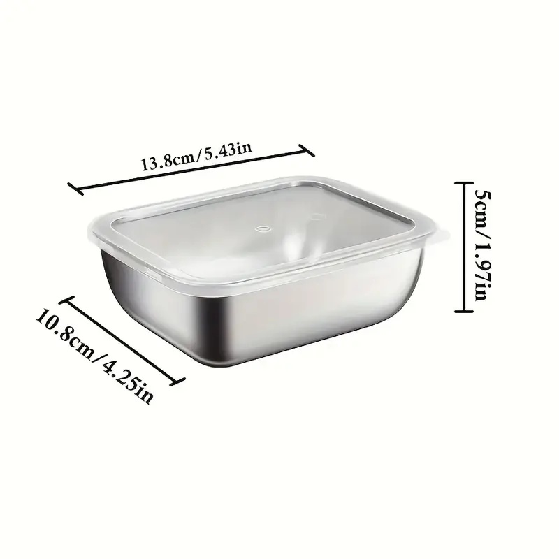 5-teiliges Edelstahl-Lebensmit – Meal Prep Dinners Bewertung und Preis