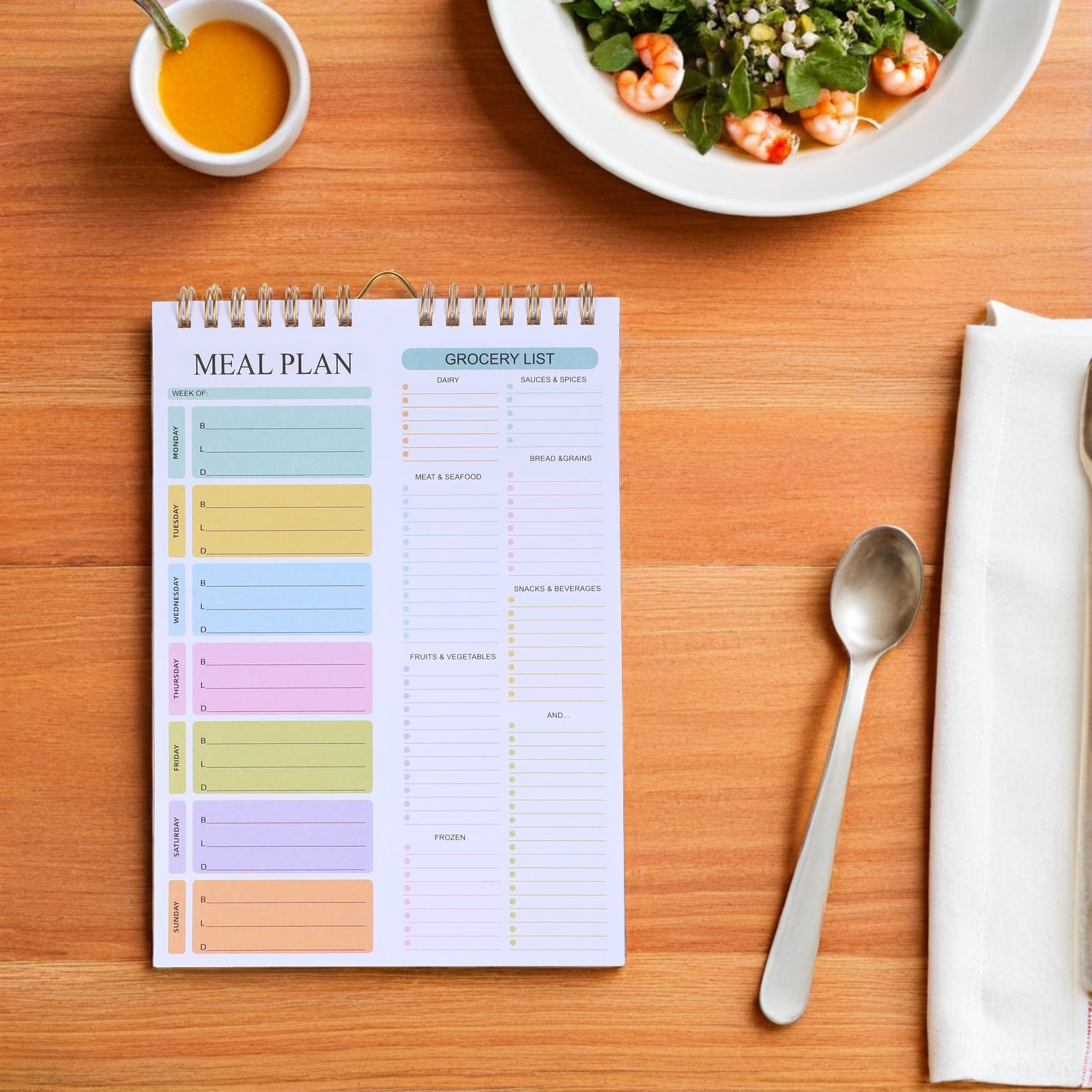 52 Blatt A5 Wochen-Menüplaner  – Meal Prep Grocery List Bewertung und Preis