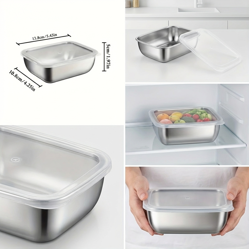 5 Stück Edelstahl-Lebensmittel – Meal Prep List Bewertung und Preis