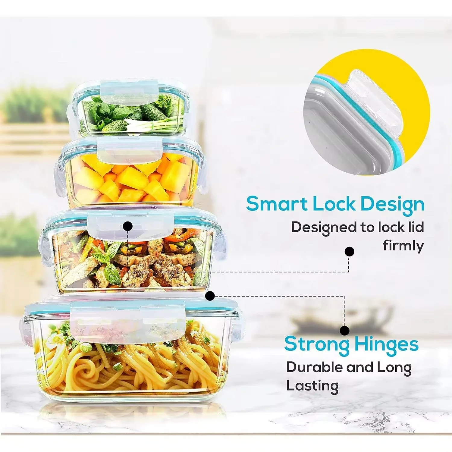Lunchbox aus Glas, Aufbewahrun – Meal Prep List Bewertung und Preis