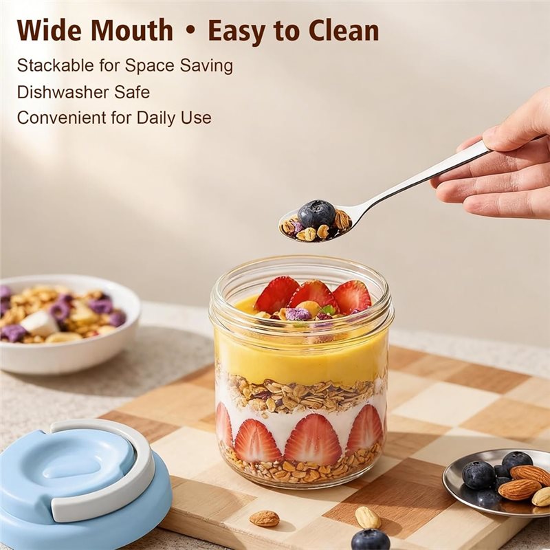 KYCOR-Overnight-Oats-Gläser mi – Meal Prep Overnight Oats Bewertung und Preis
