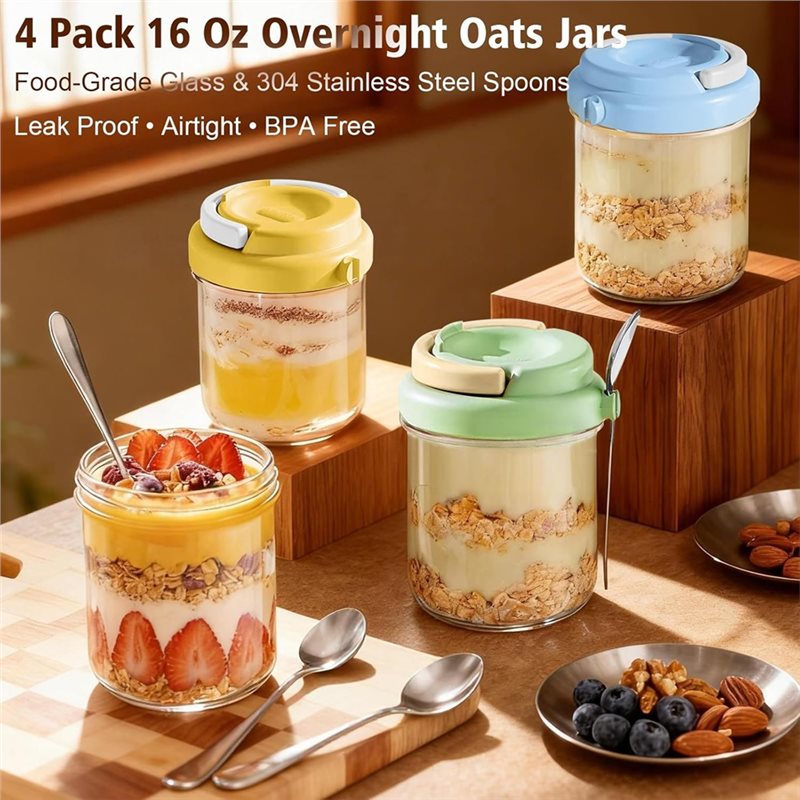 KYCOR-Overnight-Oats-Gläser mi – Meal Prep Overnight Oats Bewertung und Preis
